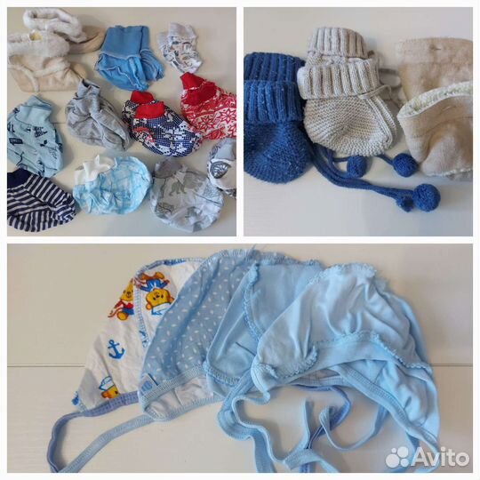 Пинетки и чепчики