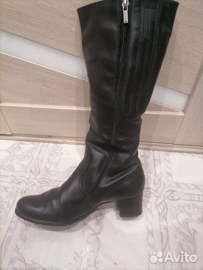 Сапоги уставные, женские, натуральная кожа