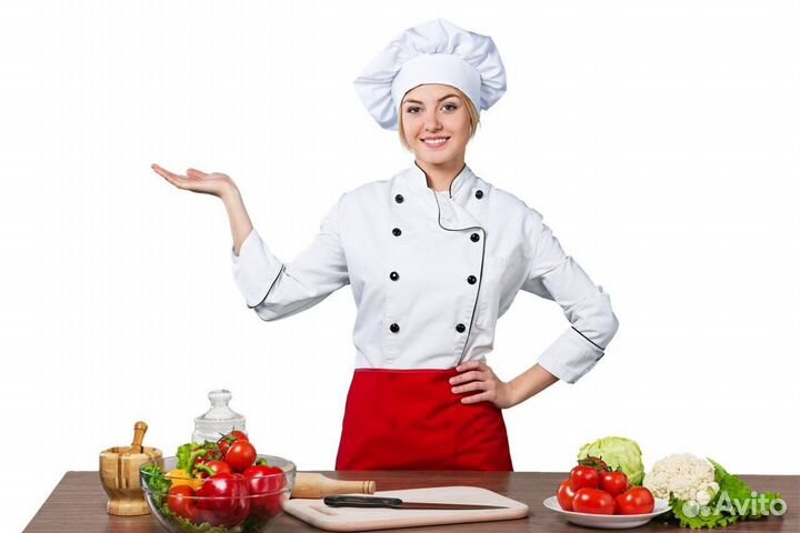 Повар в кафе
