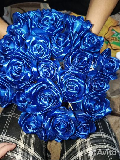 Розочки из ленты для рукоделия