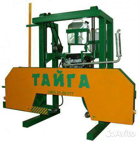 Пилорама ленточная Тайга- 3Б(Бензиновая)
