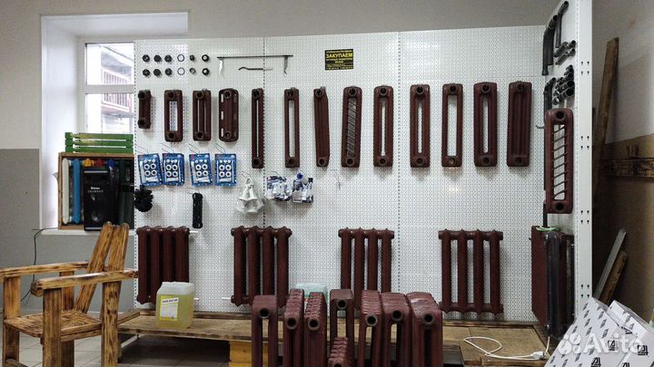 Чугунные батареи. Опрессованные. Ассортимент