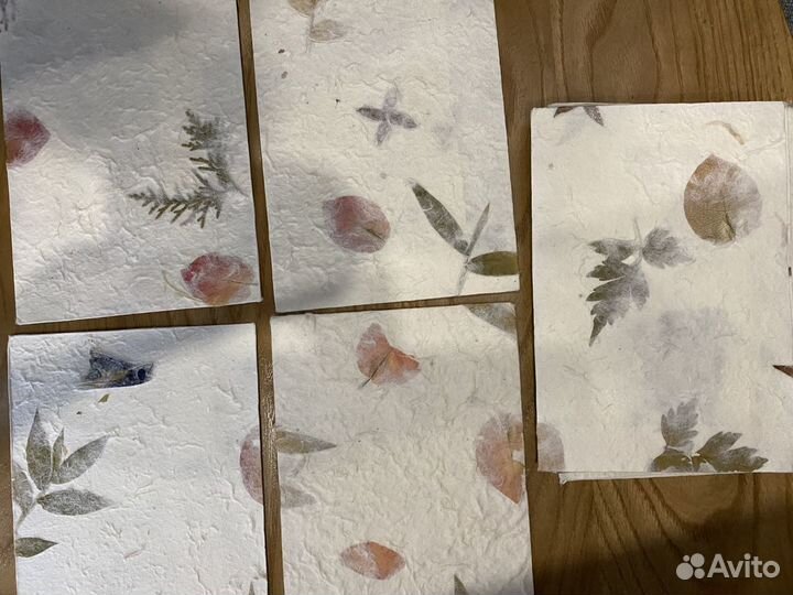 Конверты из бумаги ручного литья