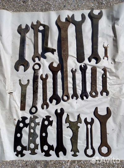 Ключи рожковые, Плоскогубцы старинные СССР