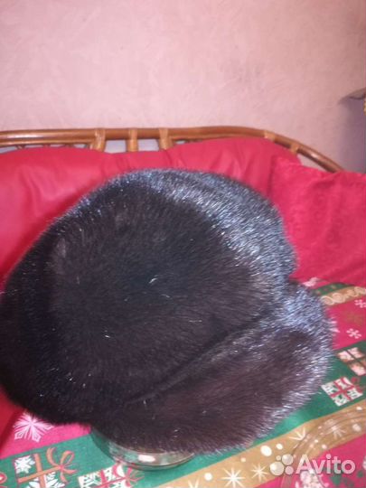 Женский норковый берет