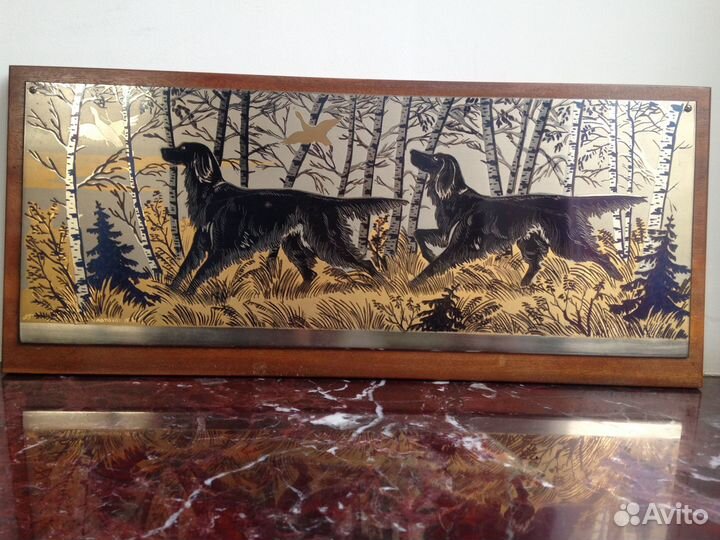 Интерьерная гравюра на стали 