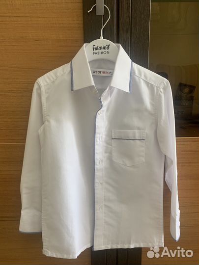 Рубашка белая на мальчика