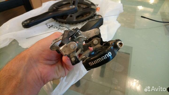 Манетка shimano 3 скорости перед