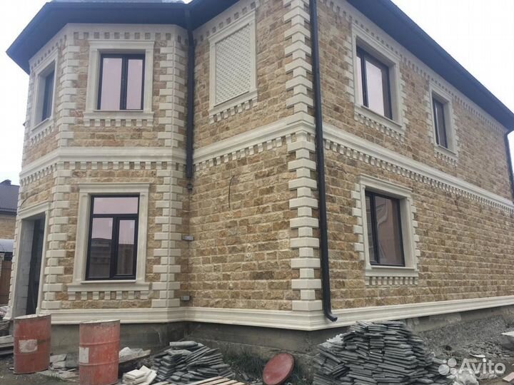 Облицовка домов Дагестанским камнем