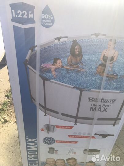 Каркасный бассейн 366 на 122