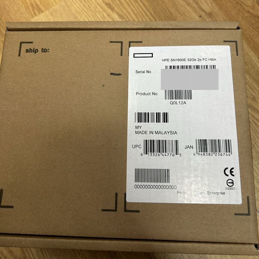 [SN1600E] Адаптер Hp 32gb 2p Q0l12a 870000-001 Sn1600e