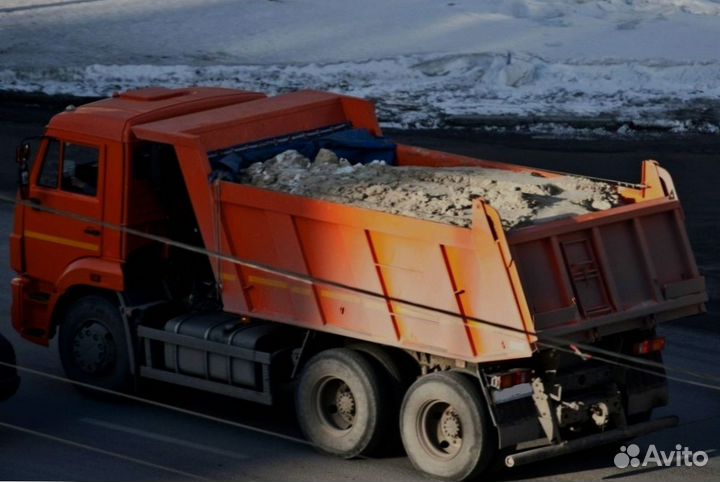 Вывоз строительного мусора самосвалом