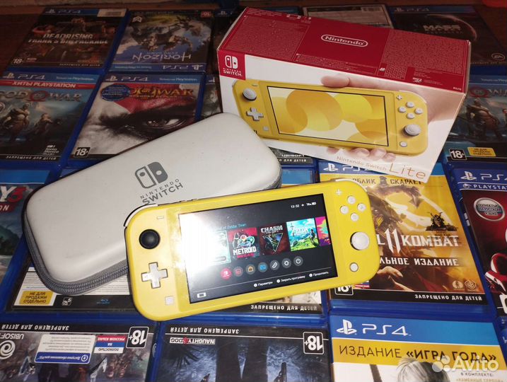 Nintendo switch прошитая +128гб