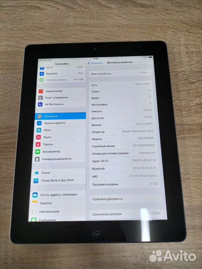 iPad 3(Sim) 16гб