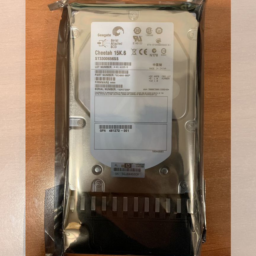 [ST3300656SS] Жесткий Диск Hp 300gb 15k Sas 3.5 Для Msa St3300656ss