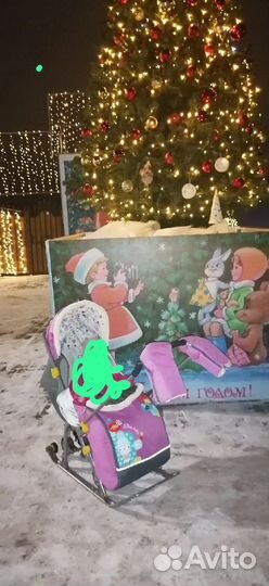 Детские санки коляска бу
