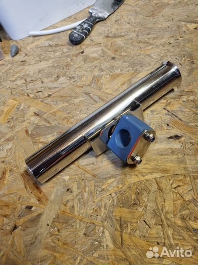 Держатель для спининга в лодку, нержавейка