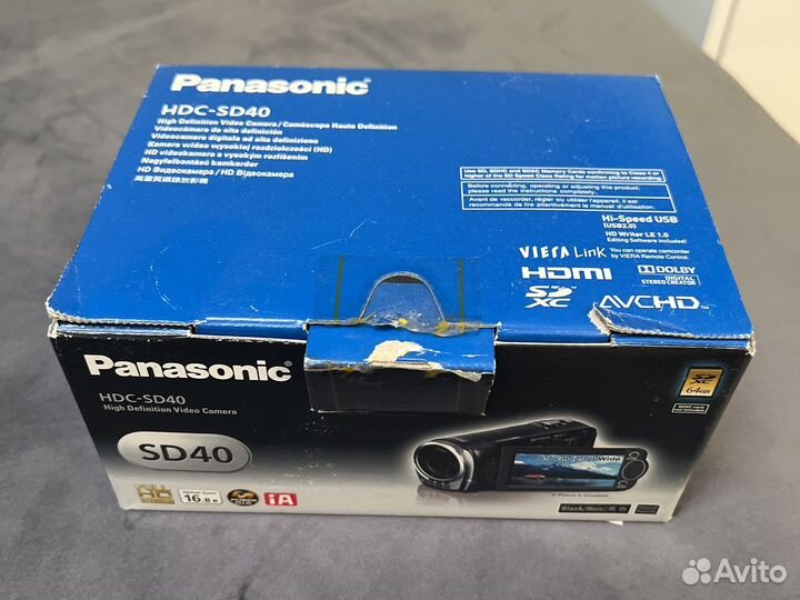 Видеокамера Panasonic HDC-SD40