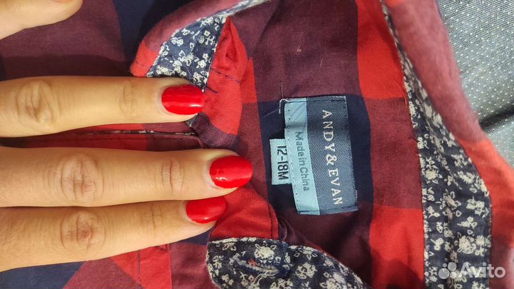 Рубашка для мальчика 80