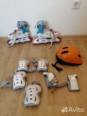 Ролики, шлем, защита