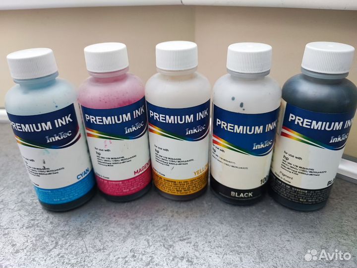 Цветные чернила для принтера