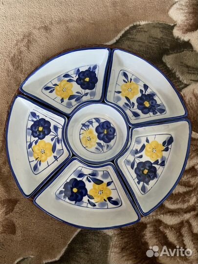 Менажница фарфоровая