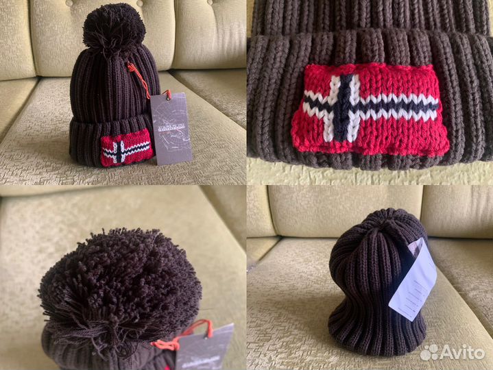 Шапка зимняя вязаная Napapijri