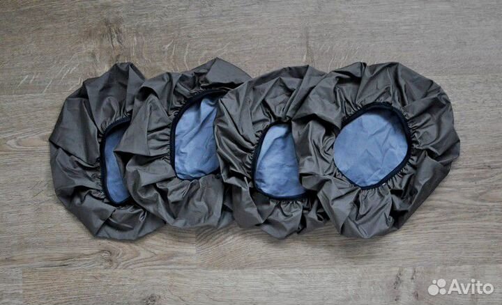 Чехлы на колеса коляски и защитный экран в машину