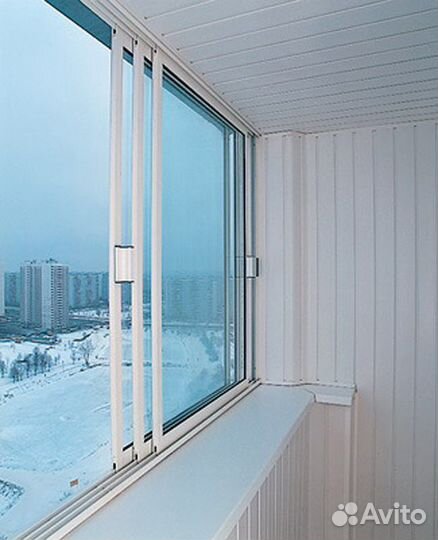 Лоджия из алюминия