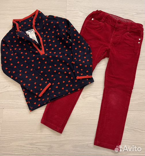 Пакет вещей на девочку рост 104-110