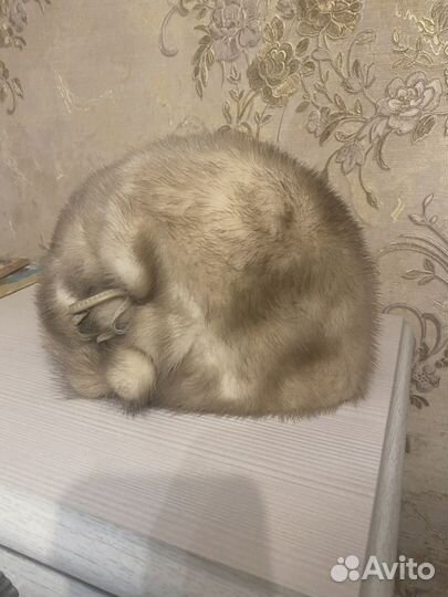 Шапка норковая женская