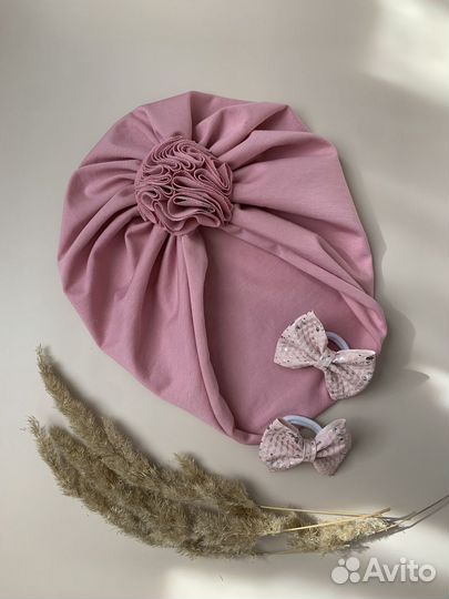 Тюрбан с цветком