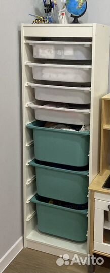 IKEA - труфаст стеллаж д/хранения+контейнеры