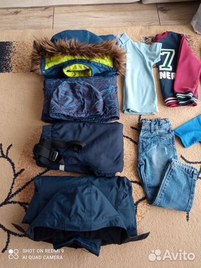 Пакет вещей на мальчика от 98-110 см