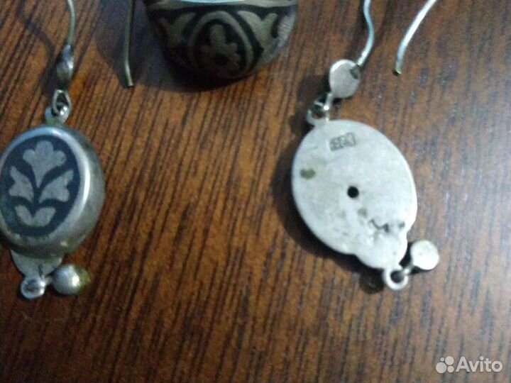 Серьги и кольцо