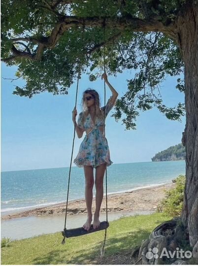 Комбинезон-платье шифон 42-44