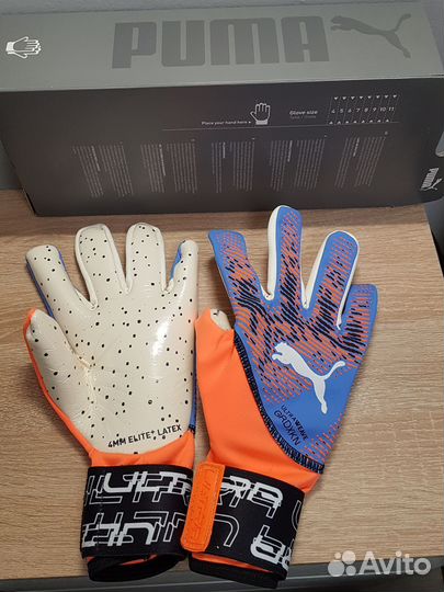 Новые вратарские перчатки Puma размеры 8 и 9