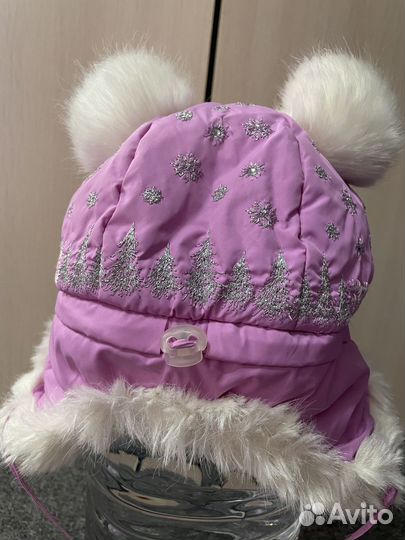 Шапка зимняя для девочки 52