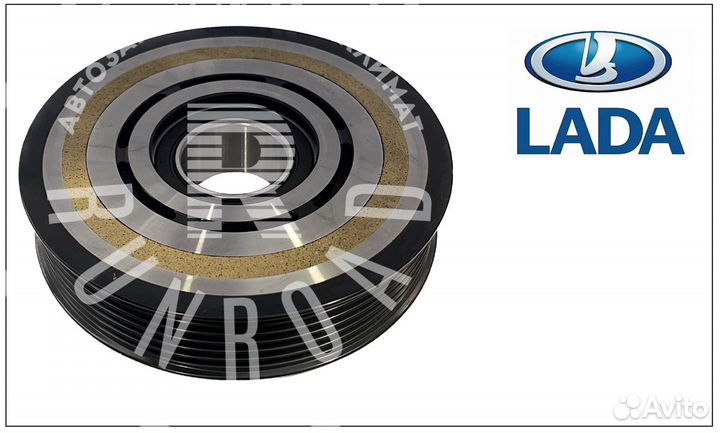 Шкив компрессора Halla HCC Priora,Лада Приора