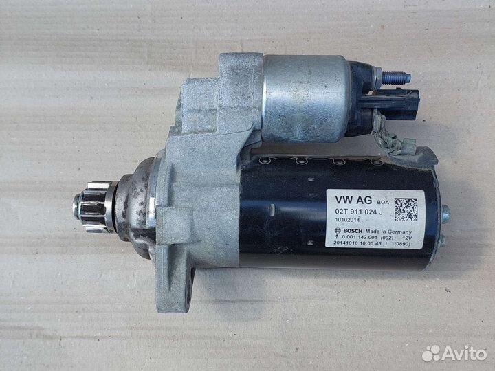 Стартер 02t911024j Skoda Fabia 2 cbz 1,2
