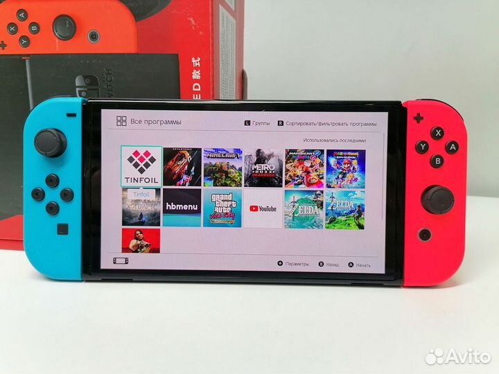 Новый Nintendo Switch Oled 192gb Прошит