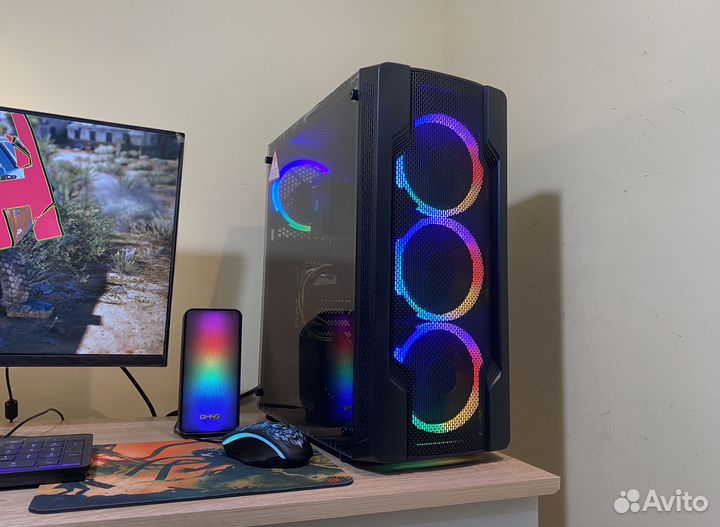 Игровой пк с монитором Топчик: Mistral X4