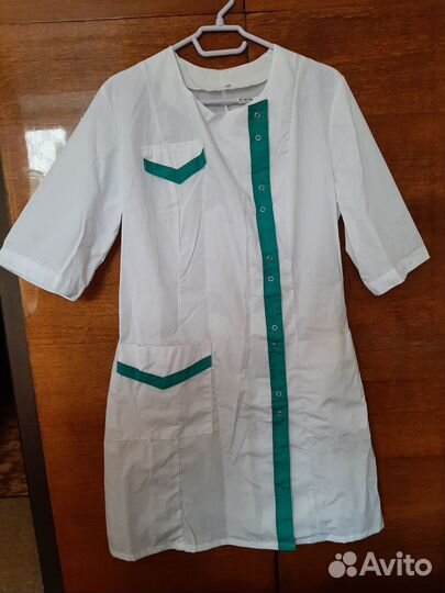 Халат медицинский женский белый размер 48
