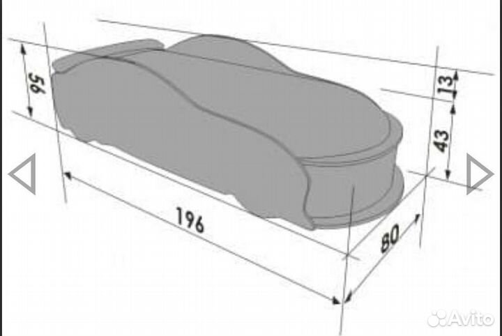 Кровать машина Futuka бмв