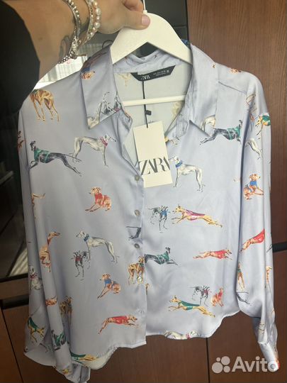 Рубашка женская zara 46 48