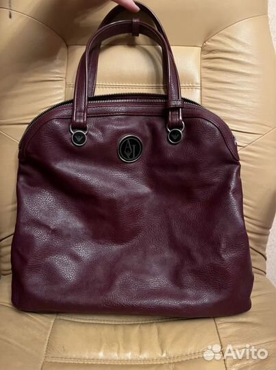 Сумка Armani Jeans кожаная оригинал