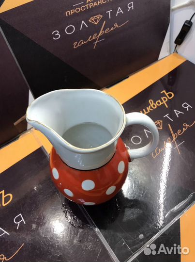 Кувшин Фарфор Горошек Барановка