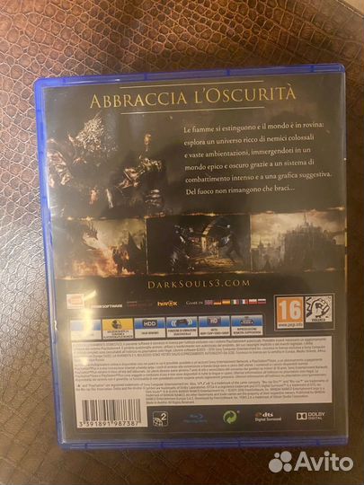 Dark souls 3 ps4 диск