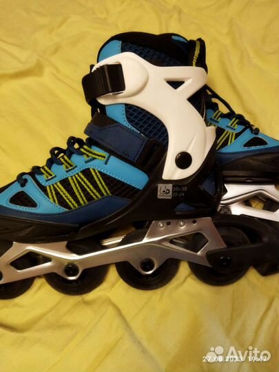 Детские ролики и защита размер 35-38
