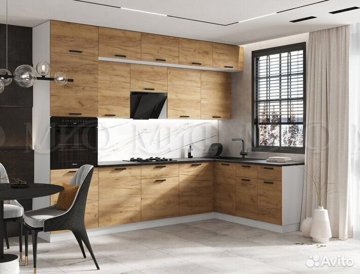 Лдсп Кухня Рио NEW 3,0х1,8м Компановка №2